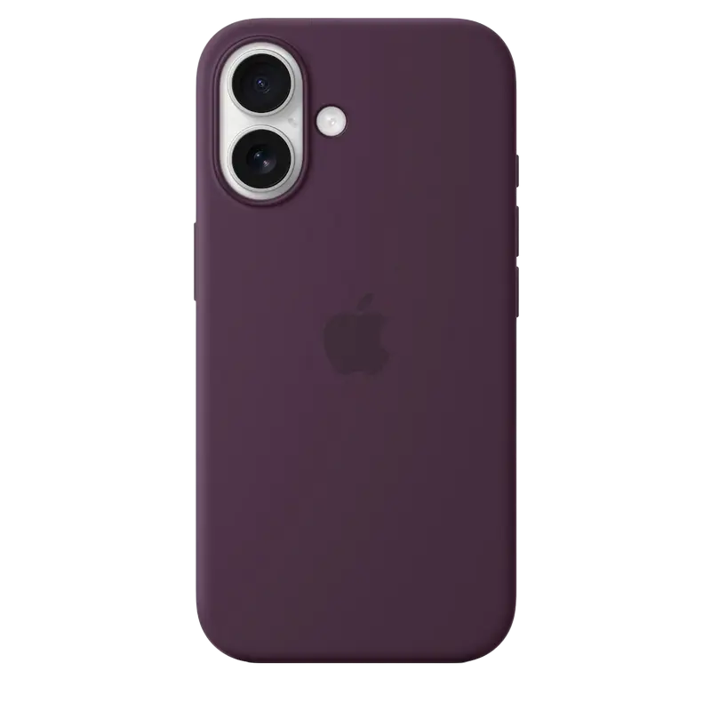Husa Apple iPhone 16 Silicone Case cu MagSafe, Plum