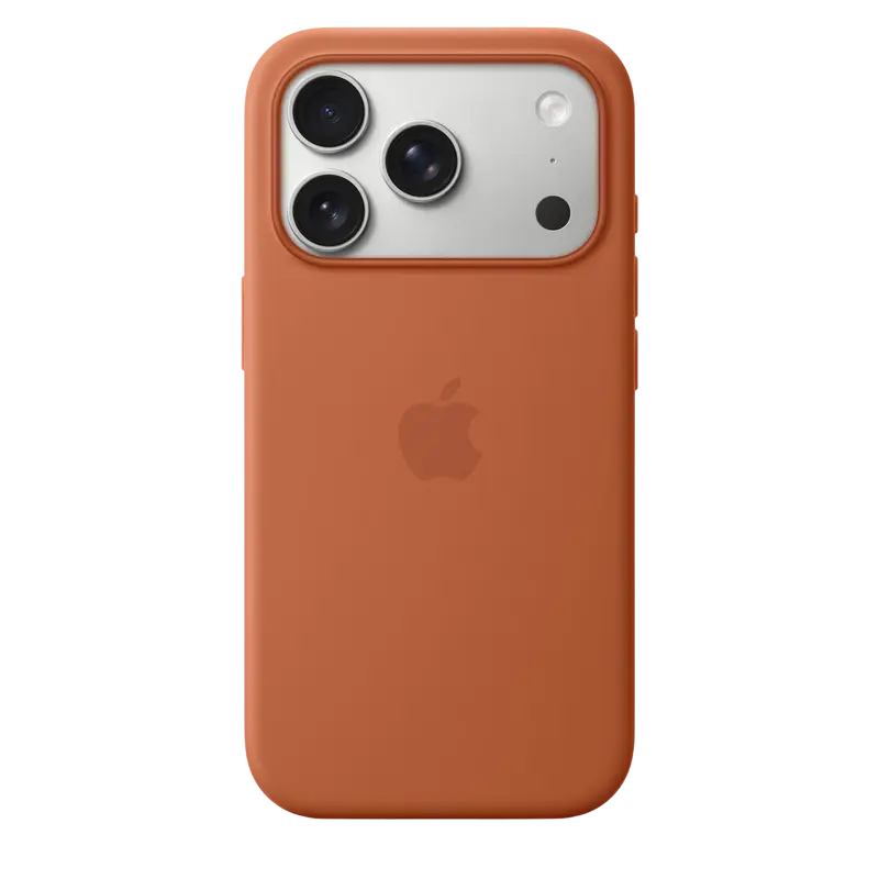 iPhone 17 Pro Silicone Case with MagSafe,Terra Cotta, ModelA3559
