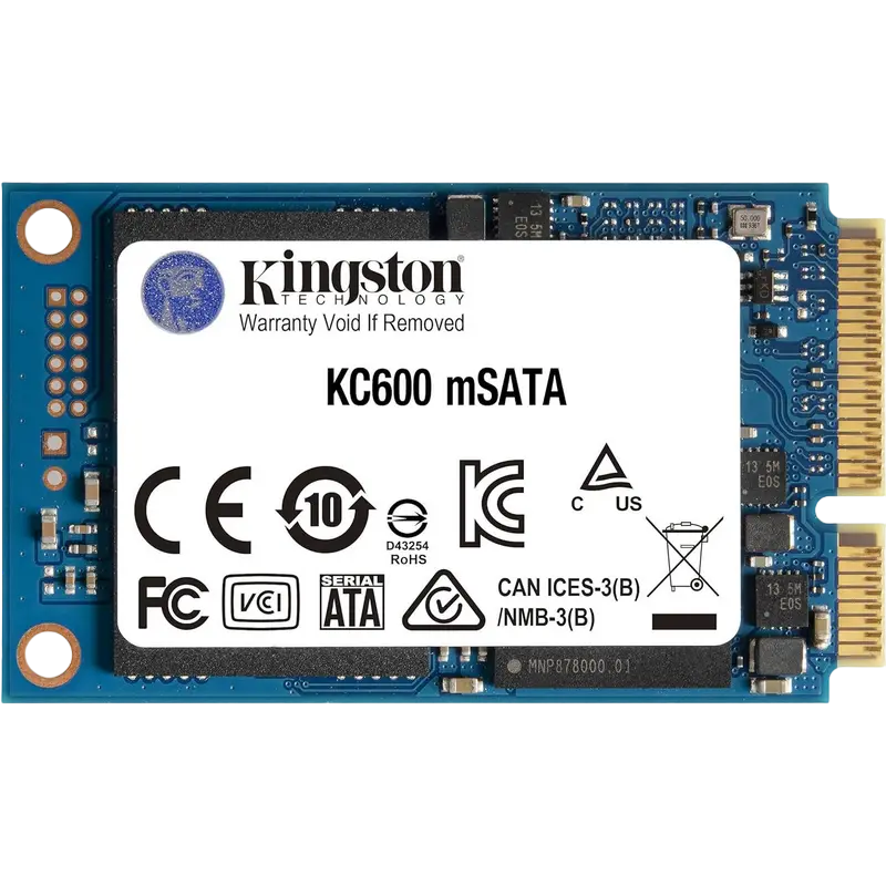 Kingston KC600 mSATA SSD 1TB