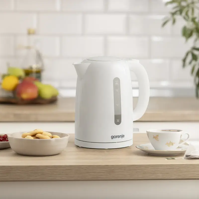 Fierbator electric Gorenje K17W 1.7L alb, ambalaj