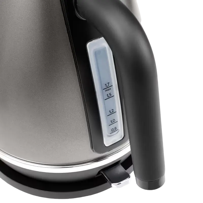 Fierbător electric DeLonghi KBIN2001TB, 1.7L, inox Titanium, 2000W, vedere alternativă