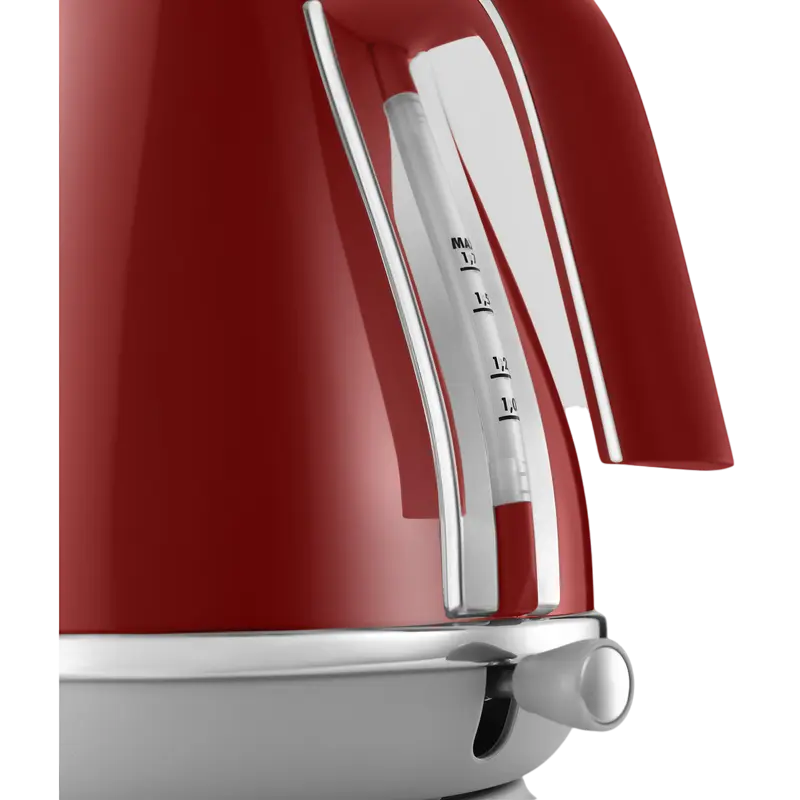 Fierbător electric DeLonghi KBOC 2001 R Tokyo Red, 1.7L, 2000W, inox, vedere alternativă