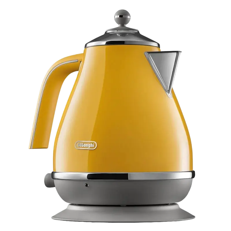 Fierbator electric DeLonghi KBOC 2001 Y 1.7L 2000W Galben metalic, vedere alternativă