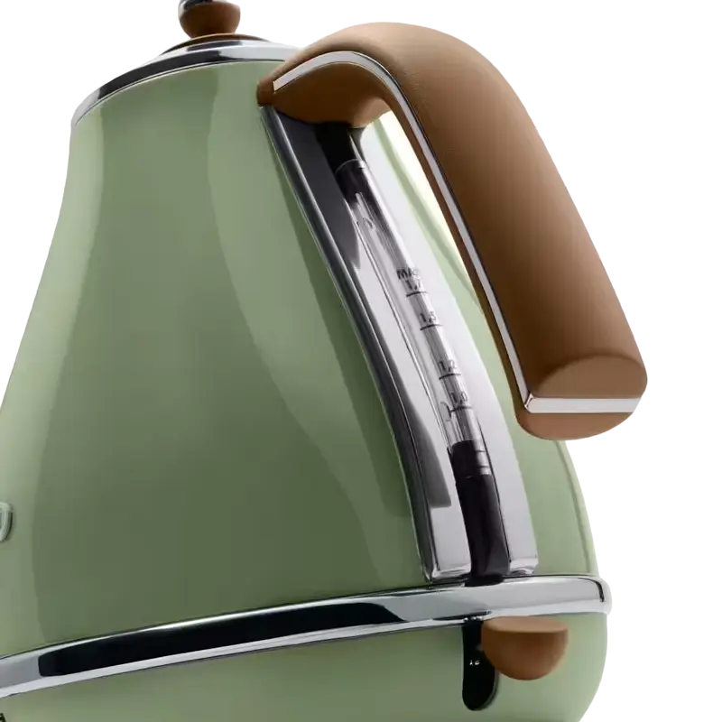 Fierbator electric DeLonghi KBOV 2001 GR 1.7L 2000W Verde, detaliu interfață
