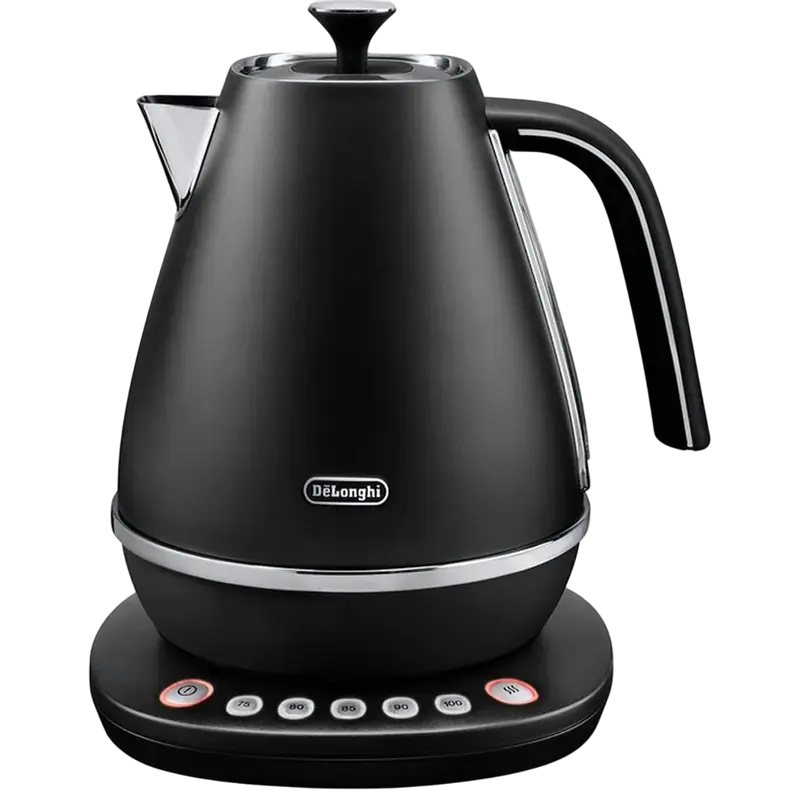 Fierbător electric DeLonghi KBY2011.BK, inox 1.7 L, menținere temperatură