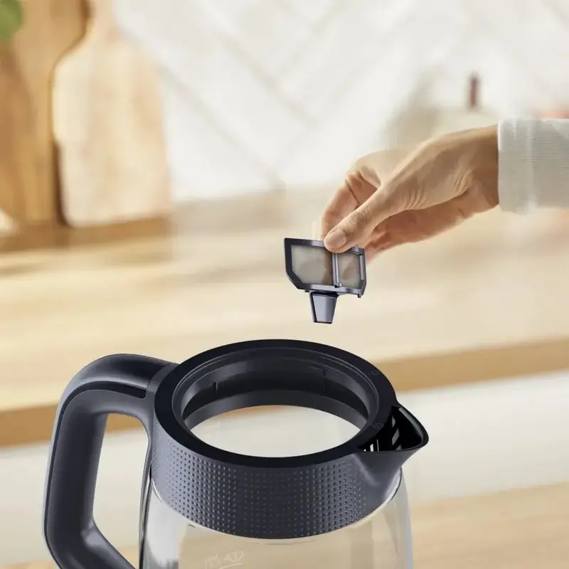 Fierbator electric Tefal KO2G08E0 1.7 L sticla 2000 W negru, detaliu interfață