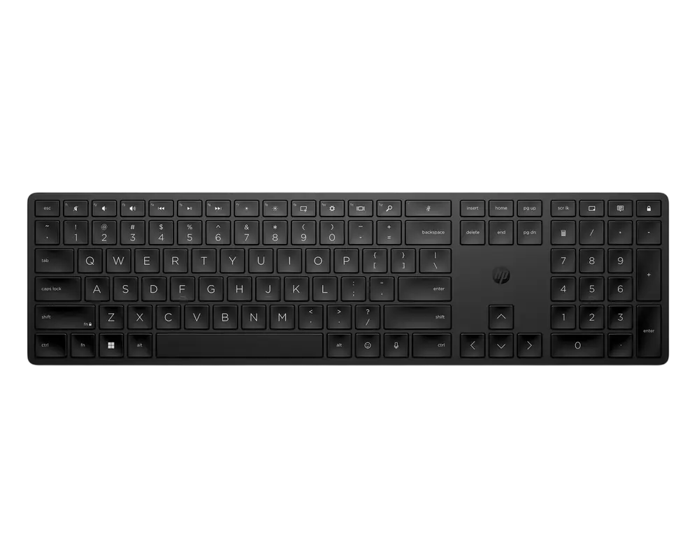 Wireless Keyboard HP 450, Full size; 3-zone layout, Low profile key, Up to 20 progr. keys,Spill resi