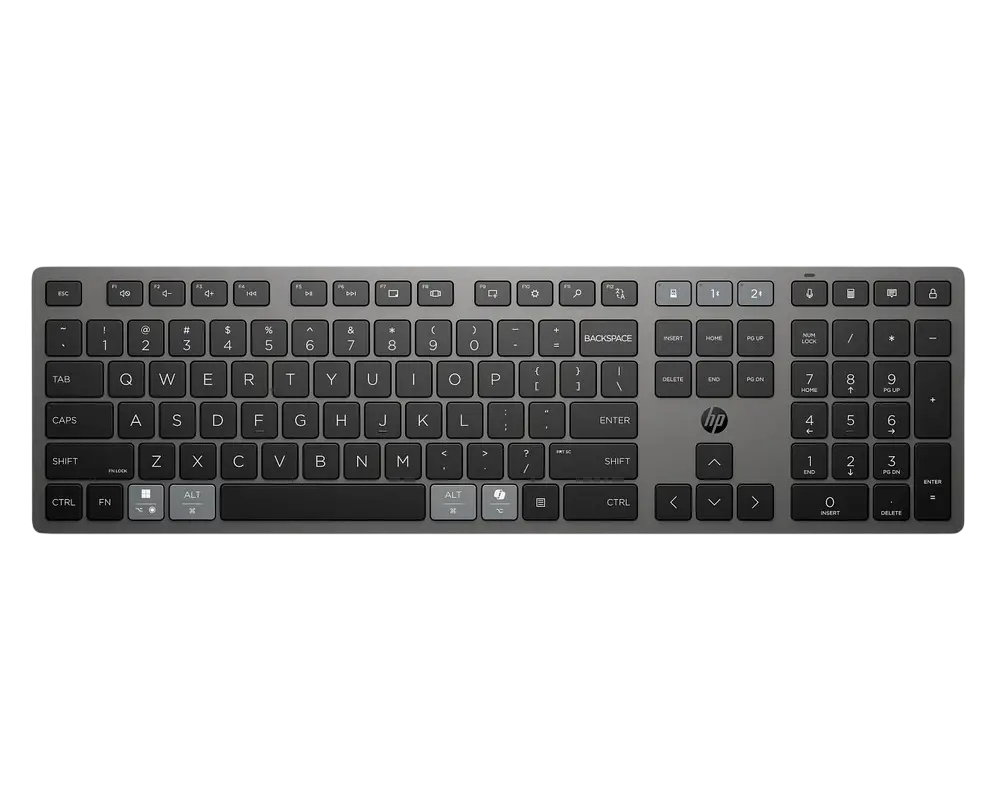 Wireless Keyboard HP 720 Multi-Device Rechergable, Full size; Spill resistant;Swift pair; Quiet keys