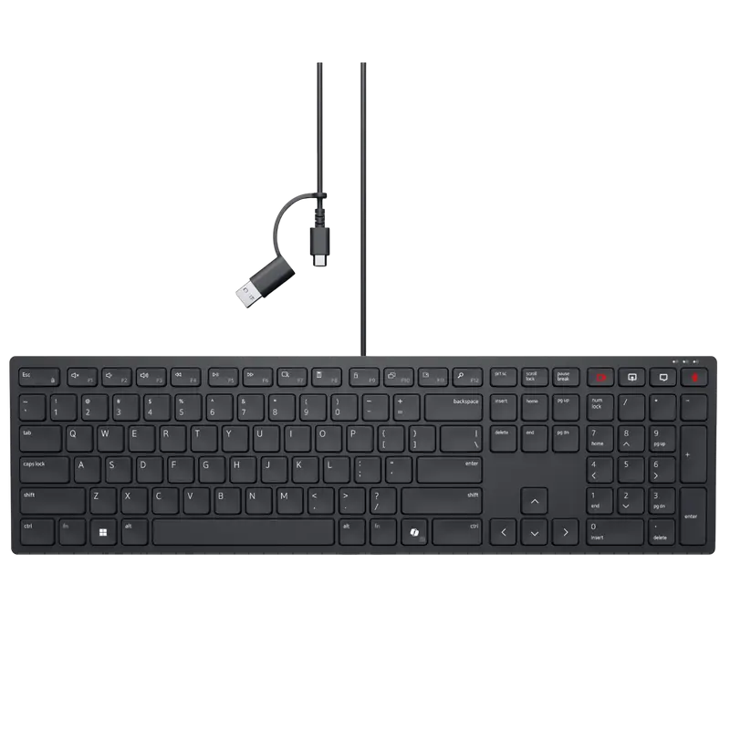 Keyboard Dell Wired Collaboration Keyboard - KB525C - Russian (QWERTY)