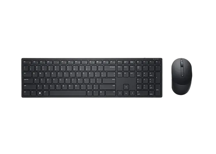 Wireless Keyboard & Mouse Dell KM5221W, Multimedia keys, 2.4Ghz, Russian, Black