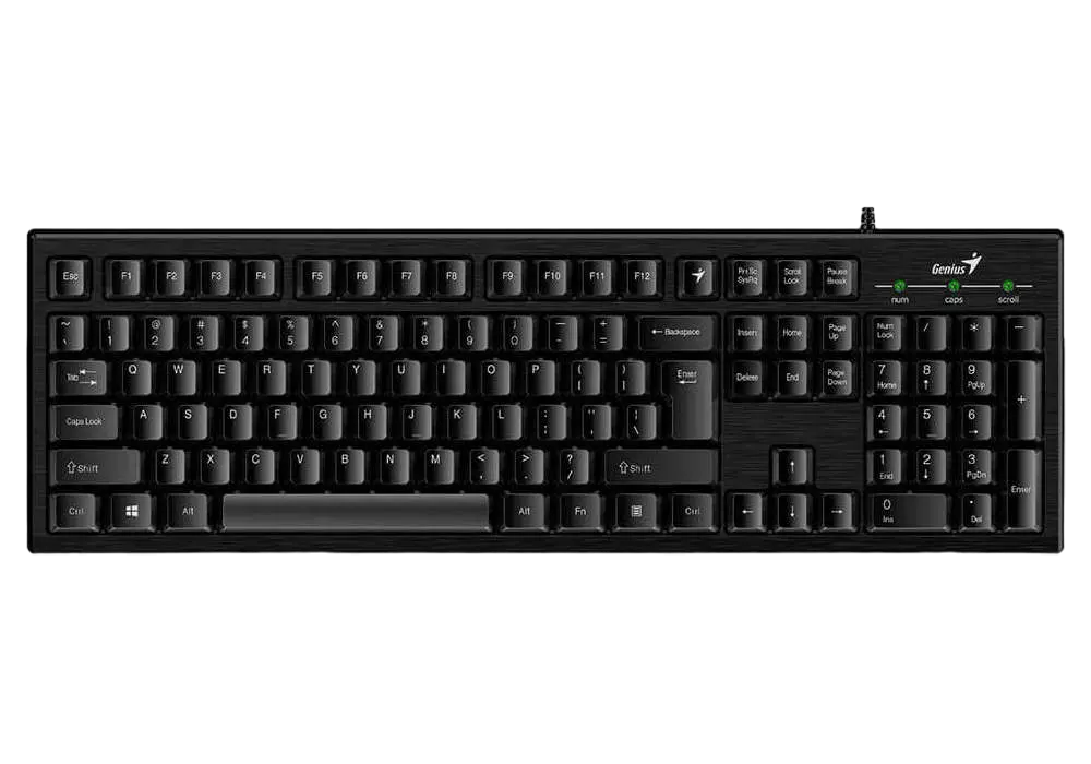 Keyboard Genius Smart KB-101, Customizable Function Keys F1-F12
