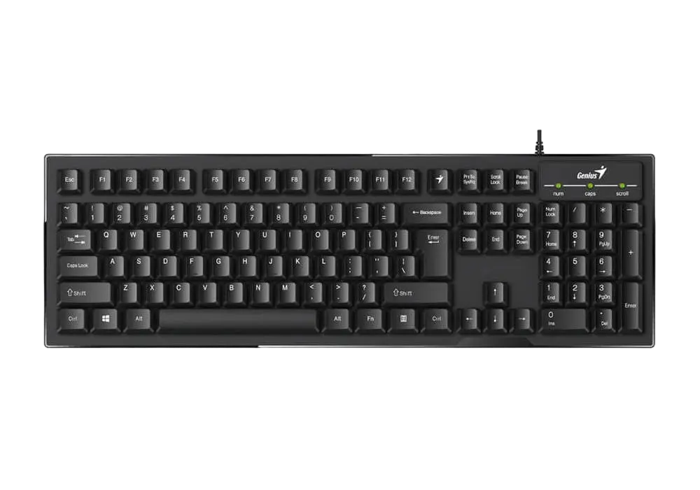 Keyboard Genius Smart KB-102, Customizable Function Keys F1-F12