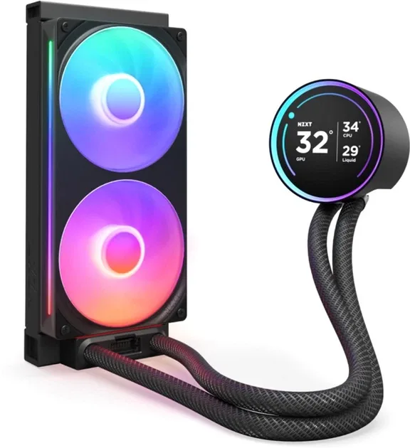 NZXT Kraken Elite RGB 240 AIO liquid cooler w/Display, vedere alternativă