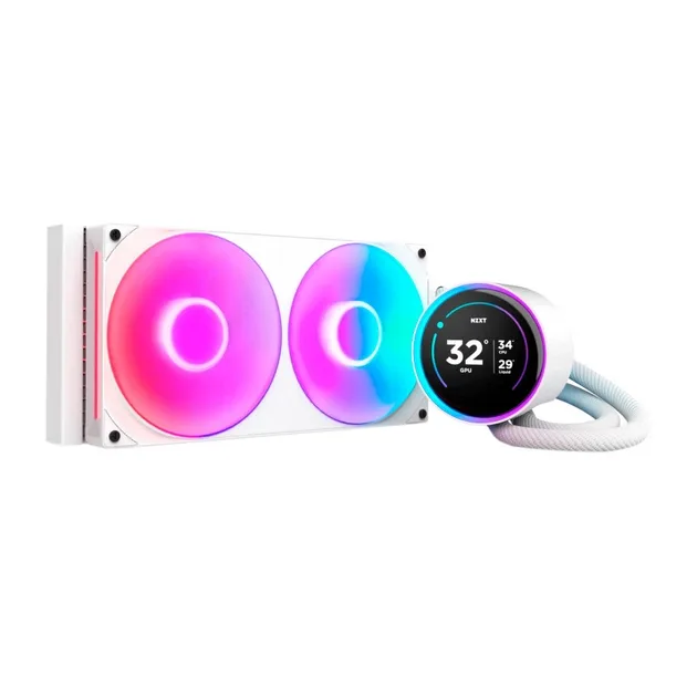 NZXT Kraken Elite RGB 240mm AIO (RL-KR24E-W2), AIO lichid, 120mm