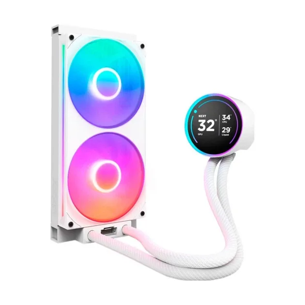 NZXT Kraken Elite RGB 240mm AIO, AIO lichid, 120mm, vedere alternativă