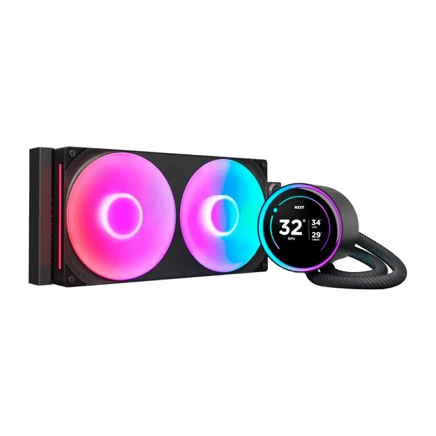 NZXT Kraken Elite RGB 280mm AIO (RL-KR28E-B2), AIO lichid, 140mm