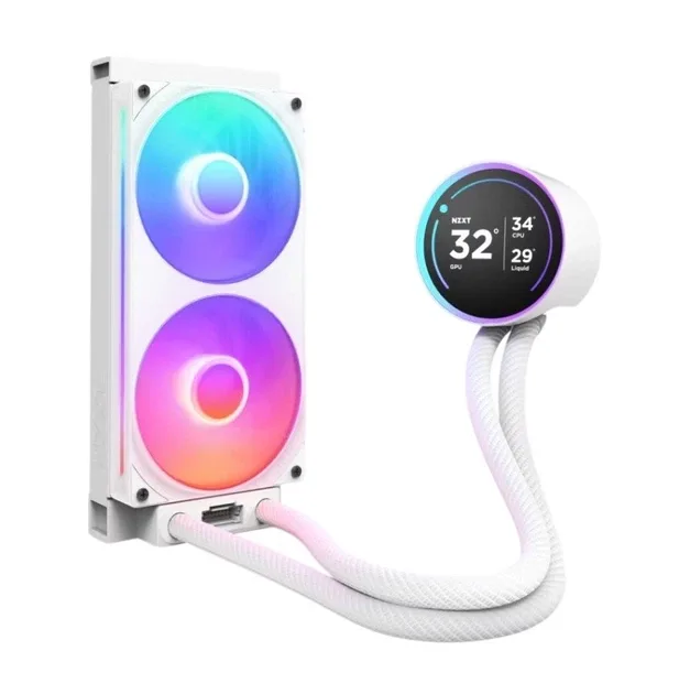 NZXT Kraken Elite RGB 280mm AIO White (RL-KR28E-W2), vedere alternativă