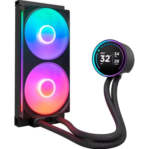 NZXT Kraken Elite RGB 280mm Black (RL-KR28E-B2), vedere alternativă