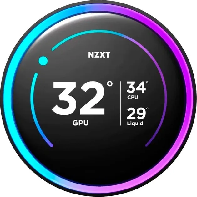 NZXT Kraken Elite RGB 280mm Black (RL-KR28E-B2), vedere laterală