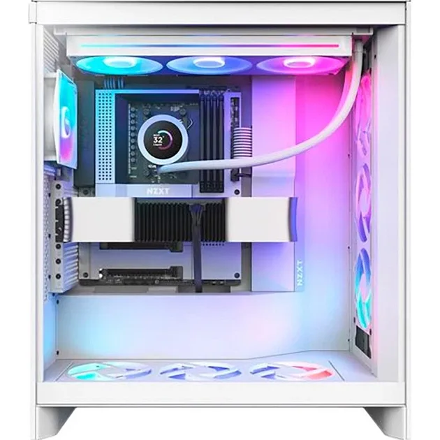 NZXT Kraken Plus 360 RGB V2 White (RL-KR360-W2), aer, vedere alternativă