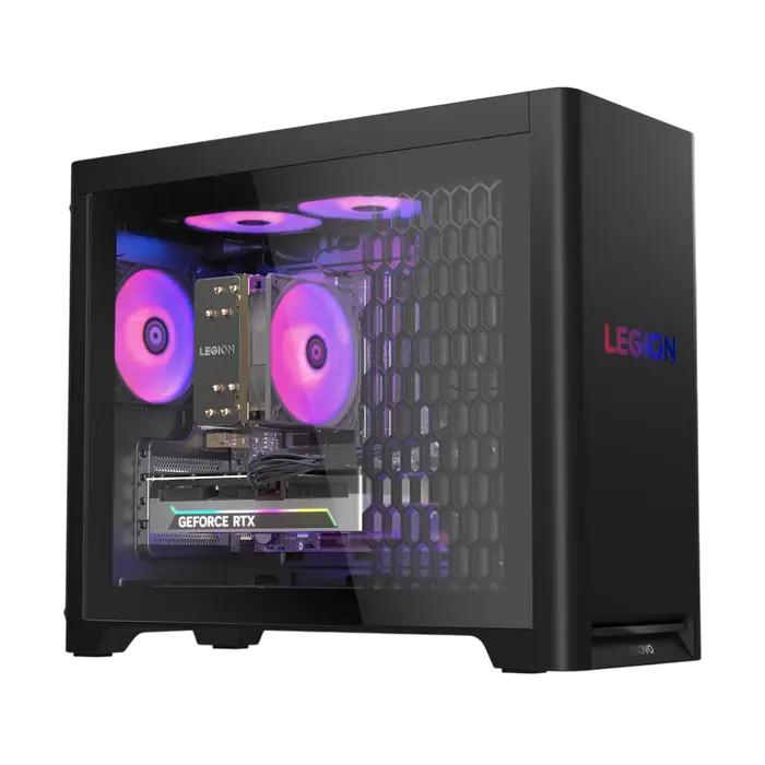 Desktop Gaming Lenovo Legion T5 30AGB10, Ryzen 7 7800X3D, RTX 5070, 32GB, 1TB, vedere alternativă