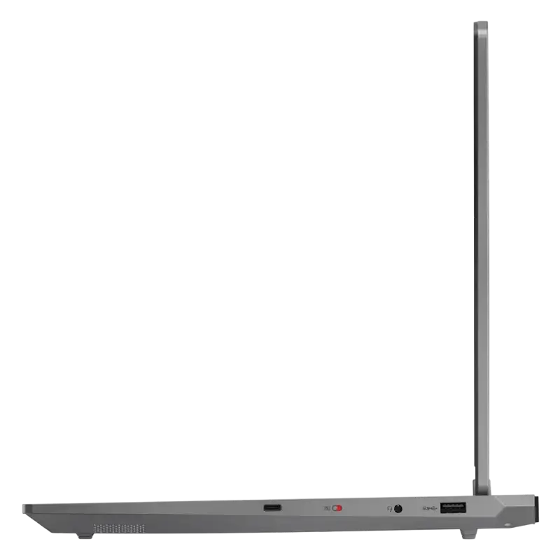 Laptop gaming Lenovo LOQ 15ARP10E 15.6 inch Ryzen 5 150 RTX 3050, vedere laterală