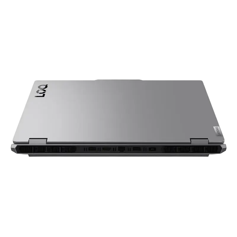 Laptop gaming Lenovo LOQ 15ARP10E 15.6 inch Ryzen 5 150 RTX 3050, vedere posterioară