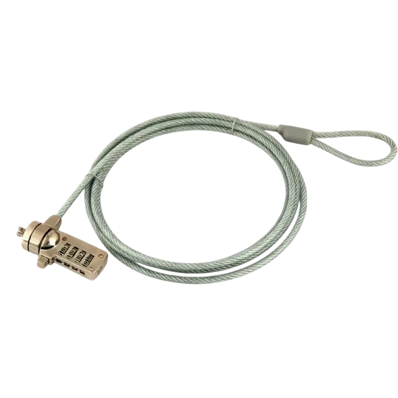 Gembird LK-CL-01 Cable lock for notebooks (4-digit combination), 4 mm steel cable