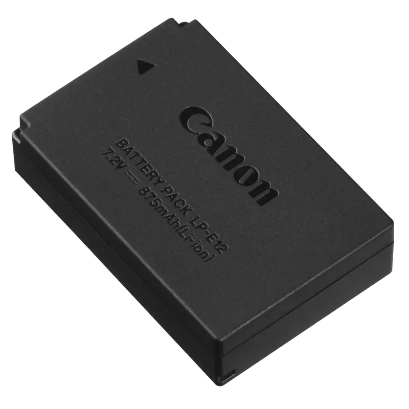 Canon Battery Pack LP-E12, 875 mAh, for EOS-100D,M50 Mark II,M50,M10 Cameras
