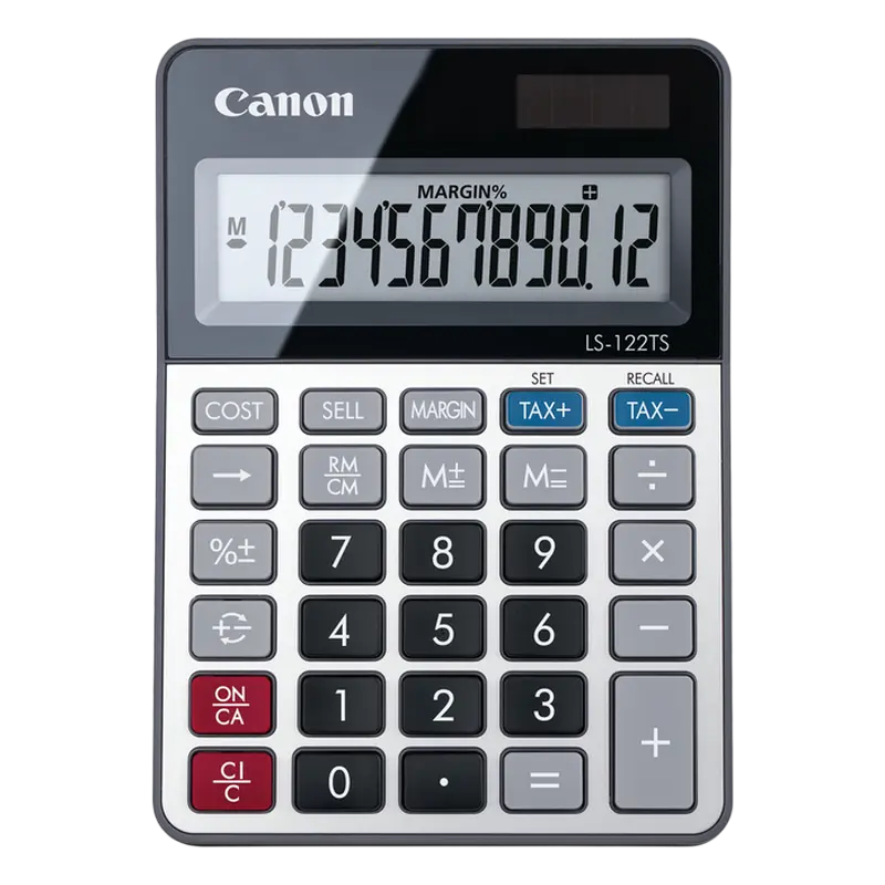 Canon LS-122TS, 12 digit