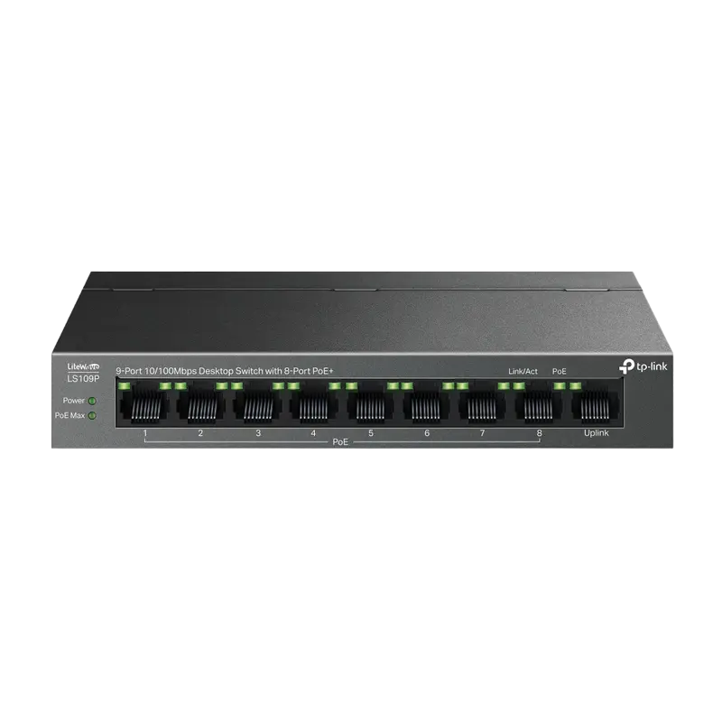 TP-LINK LS109P PoE 63W 9 porturi