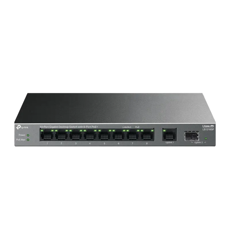 TP-LINK LS1210GP 1000Mbps POE PoE