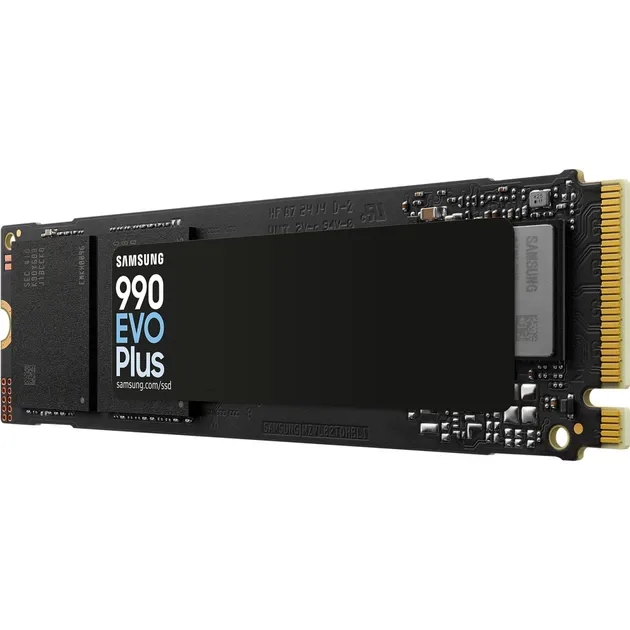 Samsung M.2 2280 4TB 990 EVO Plus (MZ-V9S4T0BW), vedere laterală