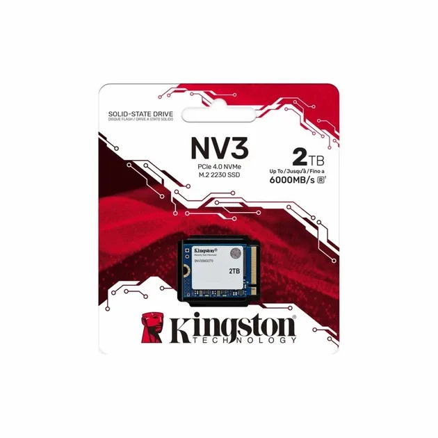 Kingston M.2 NV3 2000GB NVMe 2230 PCIe 4.0 x4 3D NAND, vedere alternativă