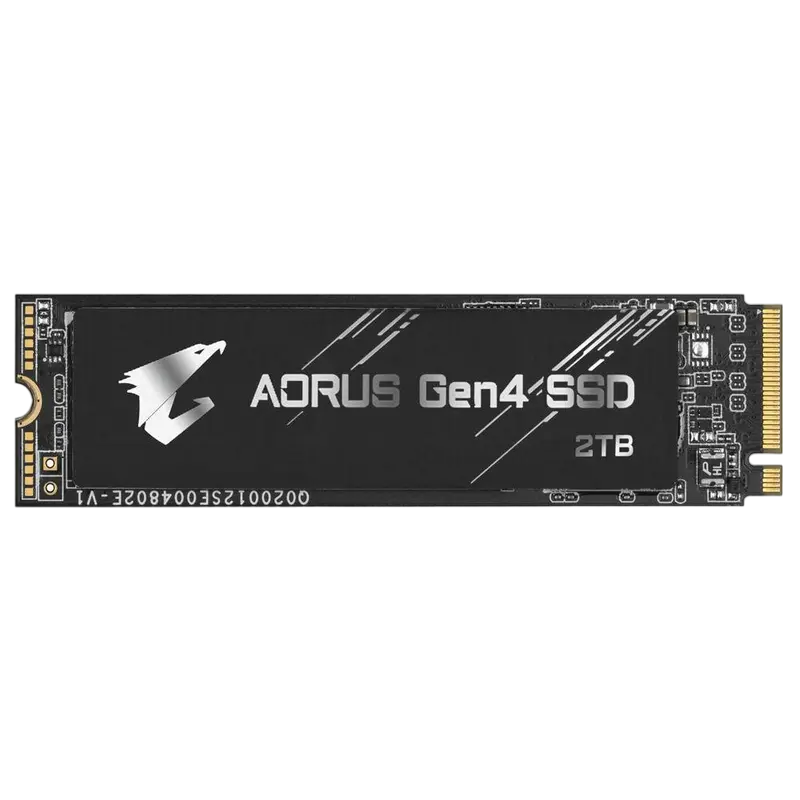 M.2 NVMe SSD 2.0TB Gigabyte AORUS Gen4 [PCIe 4.0 x4, R/W:5000/4400MB/s, 750K IOPS, PS5016, 3D TLC]