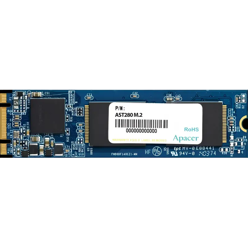 M.2 SATA SSD 120GB Apacer AST280 "AP120GAST280" [80mm, R/W:500/470MB/s, 23K IOPS, Phison S11, TLC]