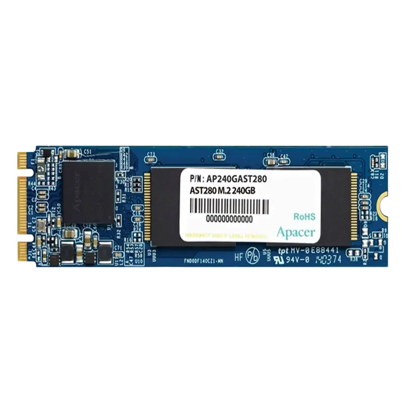 M.2 SATA SSD 240GB Apacer AST280 "AP240GAST280" [80mm, R/W:520/495MB/s, 84K IOPS, Phison S11, TLC]
