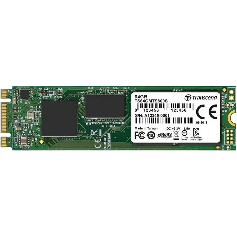 SSD M.2 SATA Transcend MTS800S 64GB TS64GMTS800S