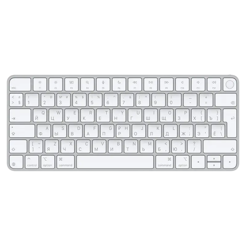 Apple Magic Keyboard Mac Touch ID Russian White