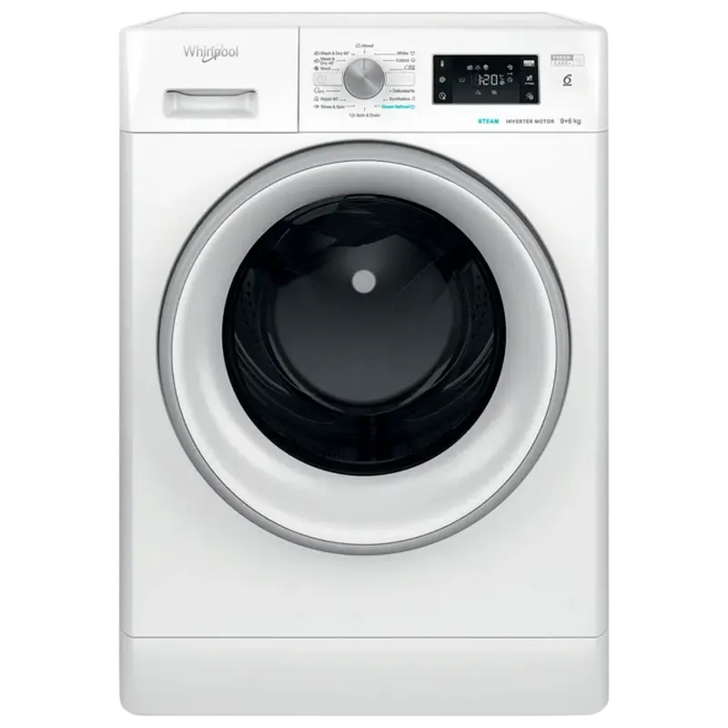 Mașină de spălat cu uscător Whirlpool FFWDB 964369 SV EE