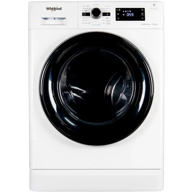 Mașină de spălat cu uscător Whirlpool FWDG86148B EU