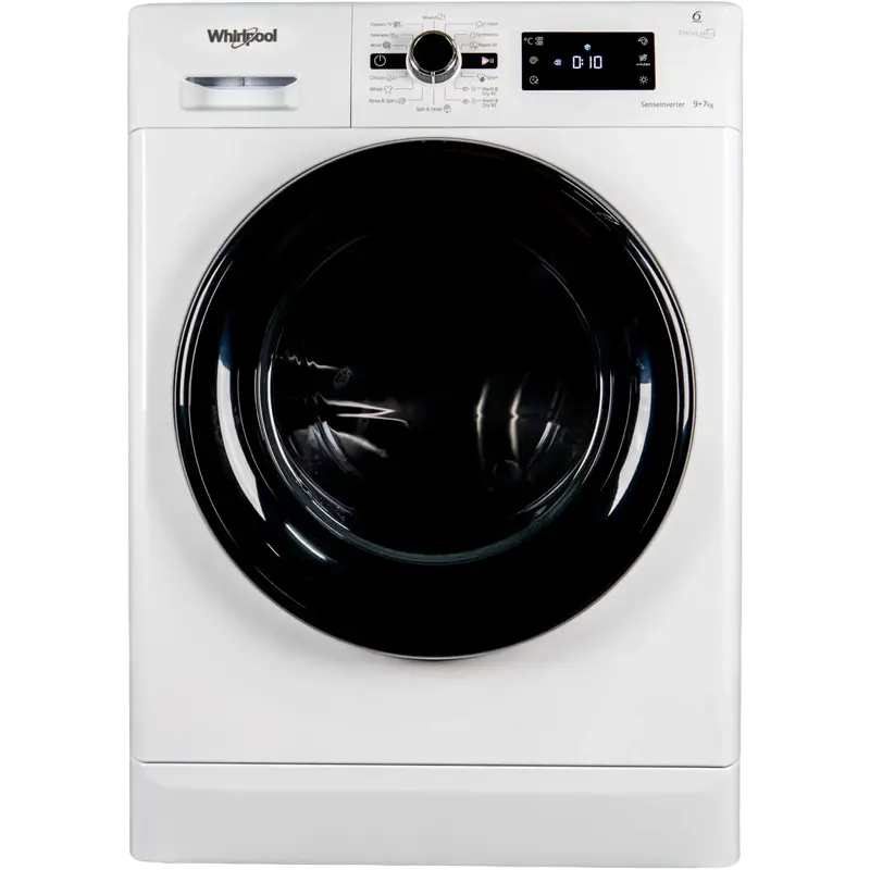 Mașină de spălat cu uscător Whirlpool FWDG97168B EU