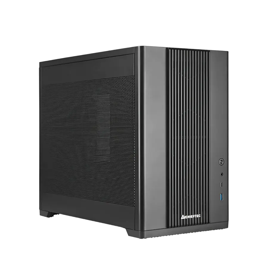 Case mATX Chieftec BX-Mesh, w/o PSU, 0.6mm, 1x120mm, Mesh Side panel, USB-C, USB3.2, 3x2.5", 1x3.5"