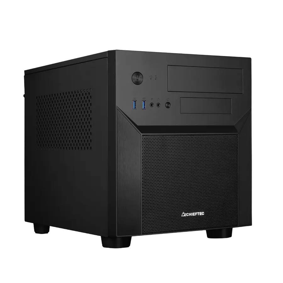 Case mATX Chieftec Pro Cube, w/o PSU, 0.6mm, Front Mesh, Dust Filter, 2xUSB3.1, 3x2.5", 2x3.5", 1x5.