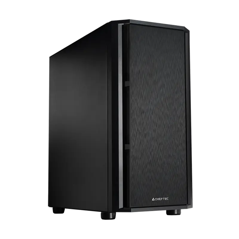 Case mATX Chieftec Pro Mini, w/o PSU, 0.6mm, 1x120mm, Sound-absorbing material, 1xUSB-C, 1xUSB3.0, 1