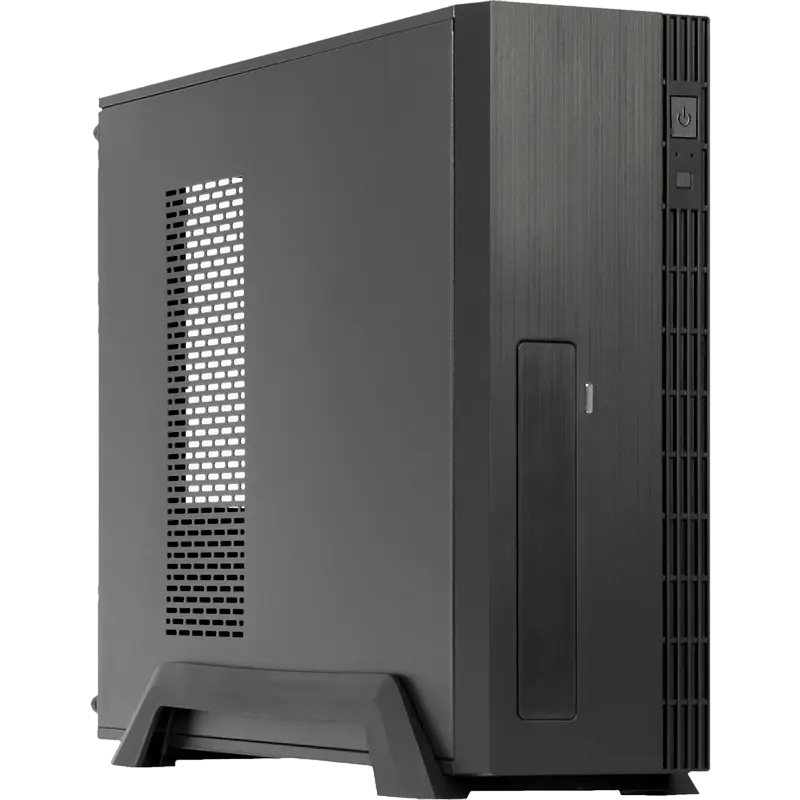 Case mATX SFX250W Tower/Desktop Chieftec UE-02B, 0,4mm, 2xUSB3.0, 2x2,5", 1x3,5", 1x5,25", Black