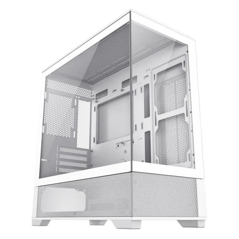 Case mATX GAMEMAX Vista MW, w/o PSU, 0.6mm, Front&Side Tempered Glass 270- degree, Dust Filter, 1xUS