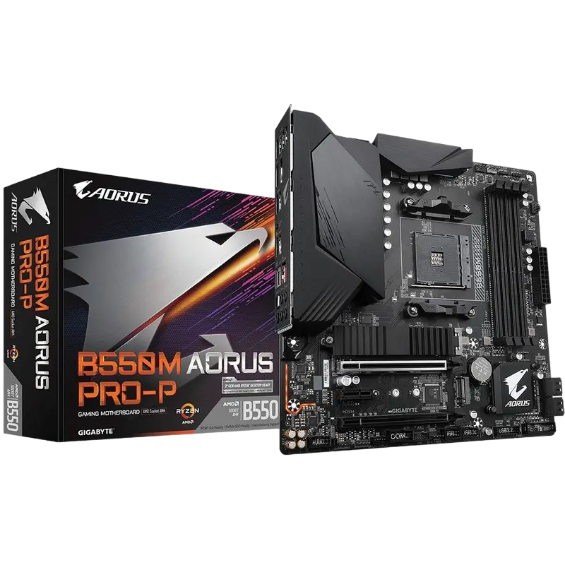 MB AM4 Gigabyte B550M AORUS PRO-P 1.0 mATX