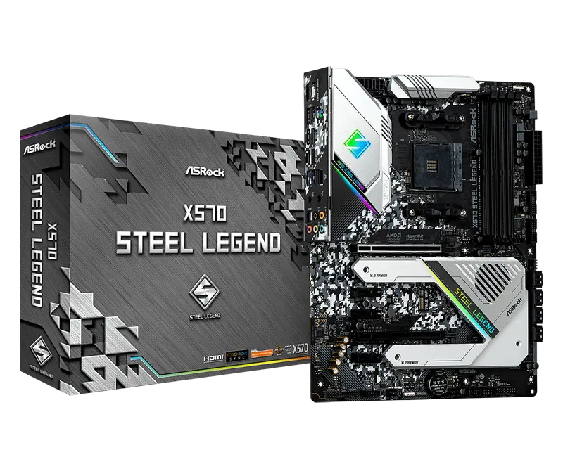 MB AM4 ASRock X570 STEEL LEGEND ATX