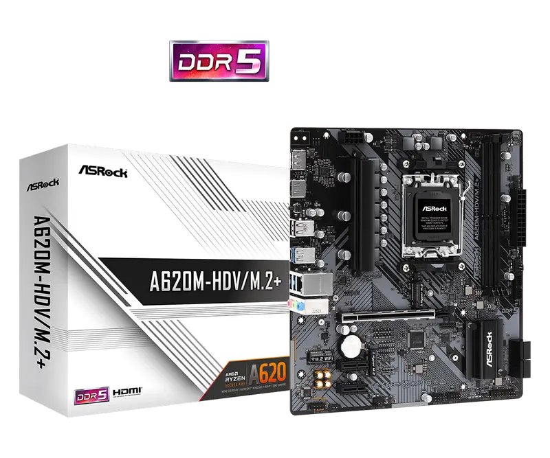 MB AM5 ASRock A620M-HDV/M.2+ mATX